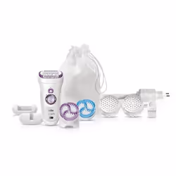 Braun Silk-épil 9 SkinSpa 9-941v, Violet, Blanc, 40 pince(s), 1 h, 40 min