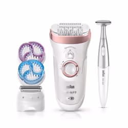 Braun Silk-épil 9 9/980 SensoSmart, Or rose, Blanc, 40 pince(s), Allemagne, Intégré, 2 h, 50 min