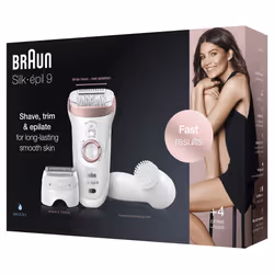 Braun Silk-épil 9 SensoSmart 9/880 40 pince(s) Or rose, Blanc - Vue supplémentaire 4