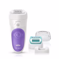 Braun Silk-épil 5 5/880 SensoSmart, Violet, Blanc, 28 pince(s), 1 h, 30 min