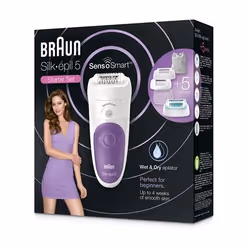 Braun Silk-épil 5 5/880 SensoSmart 28 pince(s) Violet, Blanc