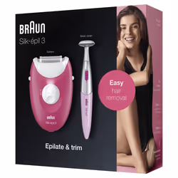 Braun Silk-épil 3 81711457 épilateur 20 pince(s) Rose, Blanc - Vue supplémentaire 8