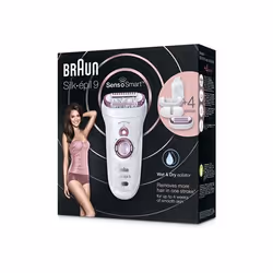 Braun Silk-épil 9 SensoSmart 9/700 40 pince(s) Violet, Blanc