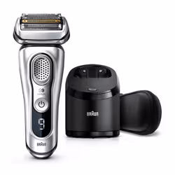 Braun Series 9 81662415, Rasoir à grille, Titane, Argent, LED, Batterie, Lithium-Ion (Li-Ion)