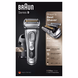 Braun Series 9 81662415 rasoir pour homme Rasoir à grille Tondeuse Argent