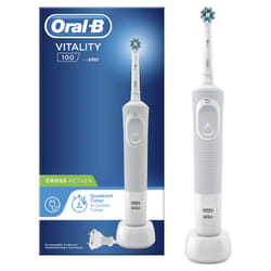 Oral-B Vitality 100 CrossAction Adulte Brosse à dents rotative oscillante Blanc