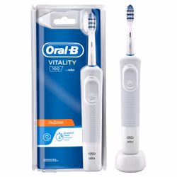 Oral-B Vitality 100 TriZone Adulte Brosse à dents rotative oscillante Blanc