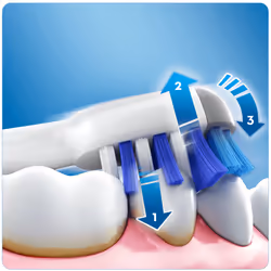 Oral-B Vitality 100 TriZone Adulte Brosse à dents rotative oscillante Blanc - Vue supplémentaire 4