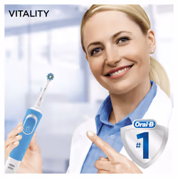 Oral-B Vitality 100 Blue Cross Action Brosse À Dents Électrique Par Braun - Vue supplémentaire 5