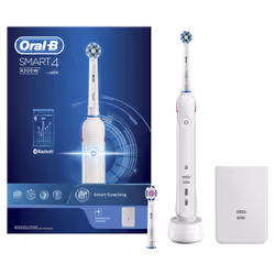 Oral-B SmartSeries 80314195, Adulte, Brosse à dents rotative oscillante, Soin quotidien, Blanc, 9900 mouvements par minute, 4 ...