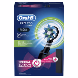 Oral-B PRO 80314423 brosse à dents électrique Adulte Brosse à dents rotative oscillante Noir, Blanc