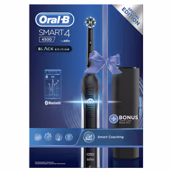 Oral-B SmartSeries Smart 4 4500 Black Edition Adulte Brosse à dents rotative oscillante Noir