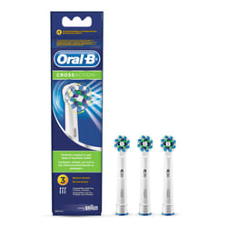 Oral-B CrossAction 3 pièce(s) Bleu, Vert, Blanc