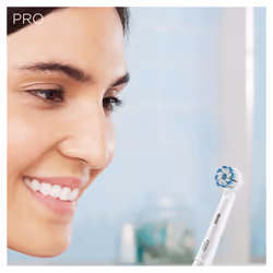 Oral-B PRO 80316670 brosse à dents électrique Adulte Brosse à dents rotative oscillante Blanc