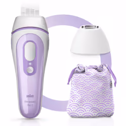 Braun Silk-expert Pro 81677838 épilateur léger Lumière pulsée Blanc, Lilas