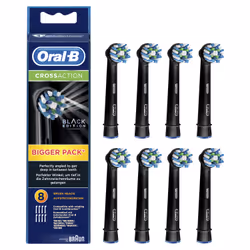 Oral-B 80318309, 8 pièce(s), Noir, Allemagne, alle Oral-B elektrische tandenborstels, behalve Oral-B Pulsonic, Oral-B Genius; ...