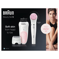 Braun Silk-épil 5 Wet&Dry 81683690 épilateur 28 pince(s) Blanc, Rose