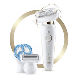 Braun Silk-épil 9 81688637 épilateur 40 pince(s) Blanc, Or