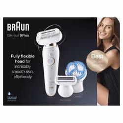 Braun Silk-épil 9 81688637 épilateur 40 pince(s) Blanc, Or - Vue supplémentaire 2