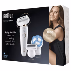 Braun Silk-épil 9 81688637 épilateur 40 pince(s) Blanc, Or - Vue supplémentaire 3