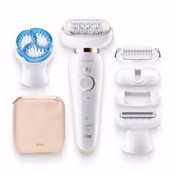 Braun Silk-épil 9 81688637 épilateur 40 pince(s) Blanc, Or - Vue supplémentaire 6