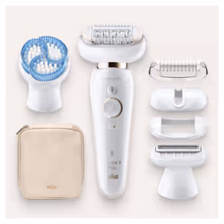 Braun Silk-épil 9 81688637 épilateur 40 pince(s) Blanc, Or - Vue supplémentaire 8