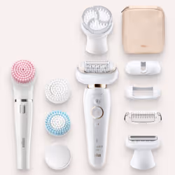 Braun Silk-épil 9 Flex 9100 BS 40 pince(s) Or, Blanc - Vue supplémentaire 5