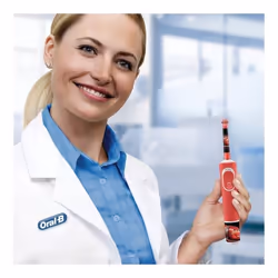Oral-B Kids Electric Toothbrush Disney Cars Enfant Brosse à dents rotative Rouge