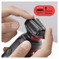 Braun Series 5 50-R1000s Rasoir à grille Rouge - Vue supplémentaire 6