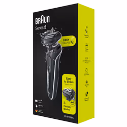 Braun Series 5 50-W1000s Rasoir à grille Blanc - Vue supplémentaire 6