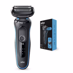 Braun Series 5 50-M1000s Rasoir à grille Noir, Bleu - Vue supplémentaire 4