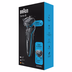 Braun Series 5 50-M1000s Rasoir à grille Noir, Bleu - Vue supplémentaire 6