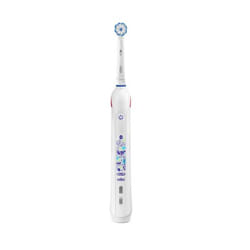Oral-B Junior Smart Enfant Brosse à dents rotative Bleu, Blanc