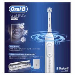 Oral-B Genius 80325209 brosse à dents électrique Adulte Brosse à dents rotative oscillante Blanc