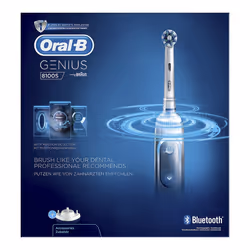 Oral-B Genius 8100S Adulte Argent, Blanc