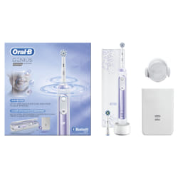 Oral-B Genius 80326278 brosse à dents électrique Adulte Brosse à dents rotative oscillante Violet, Blanc