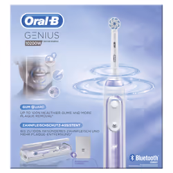 Oral-B Genius 80326278 brosse à dents électrique Adulte Brosse à dents rotative oscillante Violet, Blanc