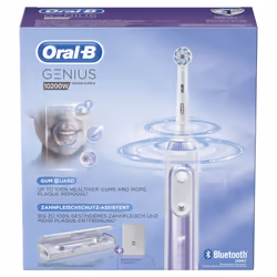 Oral-B Genius 80326278 brosse à dents électrique Adulte Brosse à dents rotative oscillante Violet, Blanc