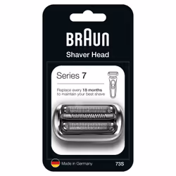Braun Series 7 73s, Tête de rasage, 1 tête(s), Argent, 18 mois, Allemagne, Braun