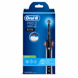 Oral-B Pro 2 2000 Black Edition Brosse à dents rotative Noir, Blanc