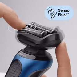 Braun Series 6 Rasoir à grille Tondeuse Bleu