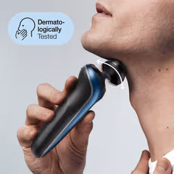 Braun Series 6 Rasoir à grille Tondeuse Bleu