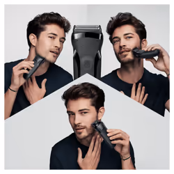 Braun Series 3 81702941 rasoir pour homme Rasoir à grille Tondeuse Noir