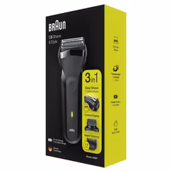 Braun Series 3 81702941 rasoir pour homme Rasoir à grille Tondeuse Noir - Vue supplémentaire 7
