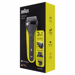 Braun Series 3 81702942 rasoir pour homme Rasoir à grille Tondeuse Noir, Vert - Vue supplémentaire 7