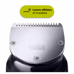Braun BeardTrimmer BT7220 AC/Batterie 39 2 cm Noir, Gris - Vue supplémentaire 4