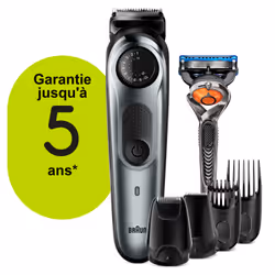 Braun BeardTrimmer BT7220 AC/Batterie 39 2 cm Noir, Gris - Vue supplémentaire 6