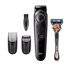 Braun BT5242, Lavable, Batterie, Noir