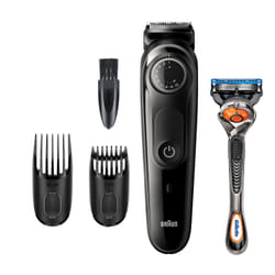 Braun BT5242 tondeuse à barbe Batterie 39 2 cm Mouillé & sec Noir