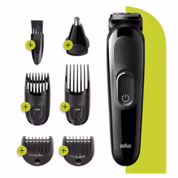 Braun All-in-one MGK3220, Batterie, Noir